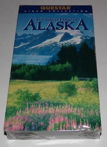 Colección de Video Questar VHS de The Great Parks of Alaska - Totalmente Nuevo RARO - Imagen 1 de 2