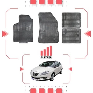 Fastner 4er Set Fußmatten Gummimatten nach Maß für Lancia Delta (08-14) - Bild 1 von 6