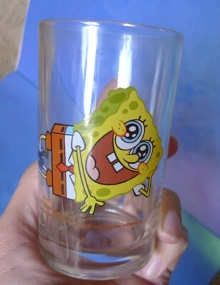 Viacom Collectibles Cartoon SpongeBob Sponge Bob Schwammkopf Glas Tasse - Bild 1 von 4