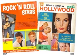 1957 ROCK & ROLL STARS und 1962 HOLLYWOOD Magazine ~ mit Elvis Color Fold-Out - Bild 1 von 17
