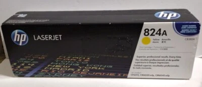 Cartucho de tóner de impresión HP LaserJet 824A amarillo CB382A CP6015 tambor de imagen SELLADO Foto 1 de 4