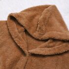 Coffee Color Teddy Bear Coat Hooded Jacket Women Warm Autumn Winter S 3XL