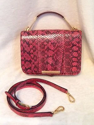 Bolso de Mano EMILIO PUCCI Rosa Piel de Serpiente NEWTON con Correa para el Hombro Original, Precio de Venta sugerido por el fabricante $2490 Foto 1 de 4