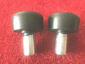5/8" Skate Toe Stop includes 2 Black Stops  (AAA) - Picture 1 of 4