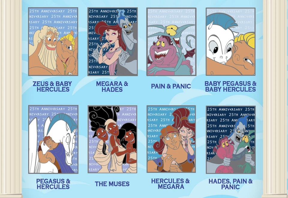 Disney DSSH Studio Store Hercules Pin Set LE 400 Pins California Exclusive - Image 1 of 1