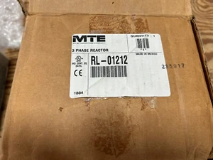 MTE RL-01212 LINE/LOAD REACTOR 2.5mH, 12A, Nema 1 Encl *NEW IN BOX* - Picture 1 of 4
