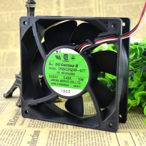 SERVO CNDC24Z4P-977 12038 24V 0.42A 10W 12CM Chassis Industrial Cooling Fan - Picture 1 of 5
