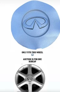 2002-2004 Infiniti Q45 Wheel Center Cap Hubcap 40315-AR015 Silver Repainted Hub - Picture 1 of 12
