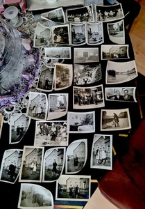 Großes Konvolut -30 alte Fotos 1930-50er Vintage Familie, Alltag, Häuser - Bild 1 von 4