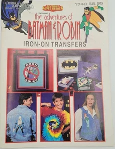 The Adventures of Batman and Robin Iron-on Transfers 1748 c. 1997 DC Comics - Picture 1 of 5