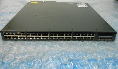 Cisco Catalyst WS-C3650-48FD-E 48 Port PoE+ 2x 10G Switch W/ 2x PSU - Image 1 of 4