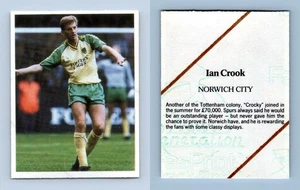 Ian Crook - Norwich City - Stick With Soccer 1986 Sticker - Picture 1 of 1