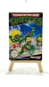 Teenage Mutant Hero Turtles NES PAL ITA COMPLETO Manuale Certificato Mattel CIB