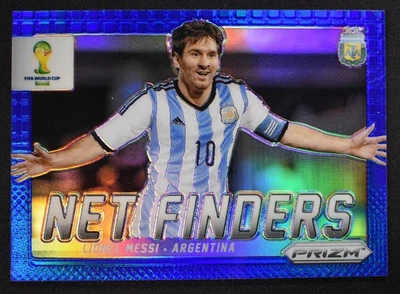 Lionel Messi 2014 Panini Prizm World Cup Net Finders Blue Prizm /199 Argentina - Image 1 of 2