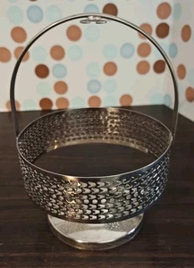 MCM Gewürzhalter Gestell aus durchbohrtem Metall Relish, versilbert, Vintage, Hongkong  - Bild 1 von 8