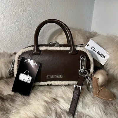 Bandolera Steve Madden Bjemmie nueva con etiquetas - chocolate con piel sintética Foto 1 de 4