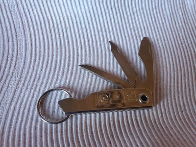 Vintage AC Delco GM General Motors Pocket Knife Promo Key Ring USA - Image 1 of 4