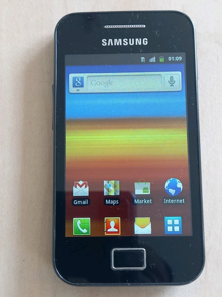 Samsung Galaxy Ace GT-S5830I-BLACK-3G-UNLOCKED Smartphone - Image 1 of 4