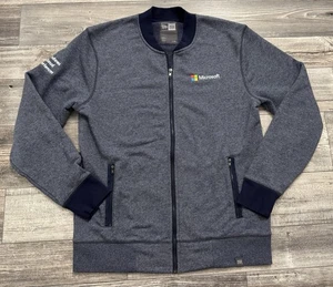 New Era Microsoft Cremallera Sudadera Chaqueta Para Hombre Grande Ventanas Azul Nube - Imagen 1 de 8