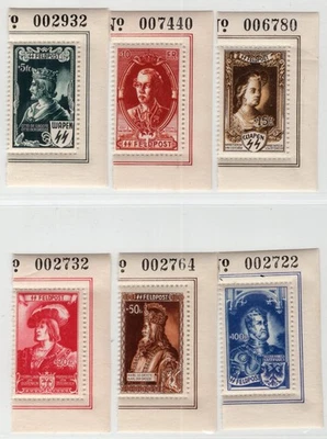 GERMANY 3rd REICH SCARCE FLEMISH SS LEGION ISSUE MICHEL IX-XIV PERFECT NH 2 - Image 1 of 2