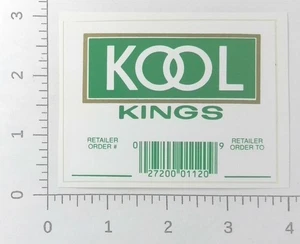 Vintage Kool Kings Zigaretten Tabak Einzelhandel Bestellung Werbung Aufkleber Decal - Bild 1 von 1