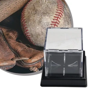 Premium Baseball Display Case Clear Acrylic Box for Your Baseball Collection - Bild 1 von 24