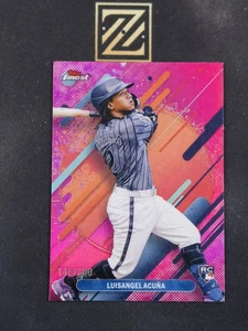 2025 Topps Finest Baseball RC Luisangel Acuña /200 Rare Magenta Refractor -LYQ - Picture 1 of 2