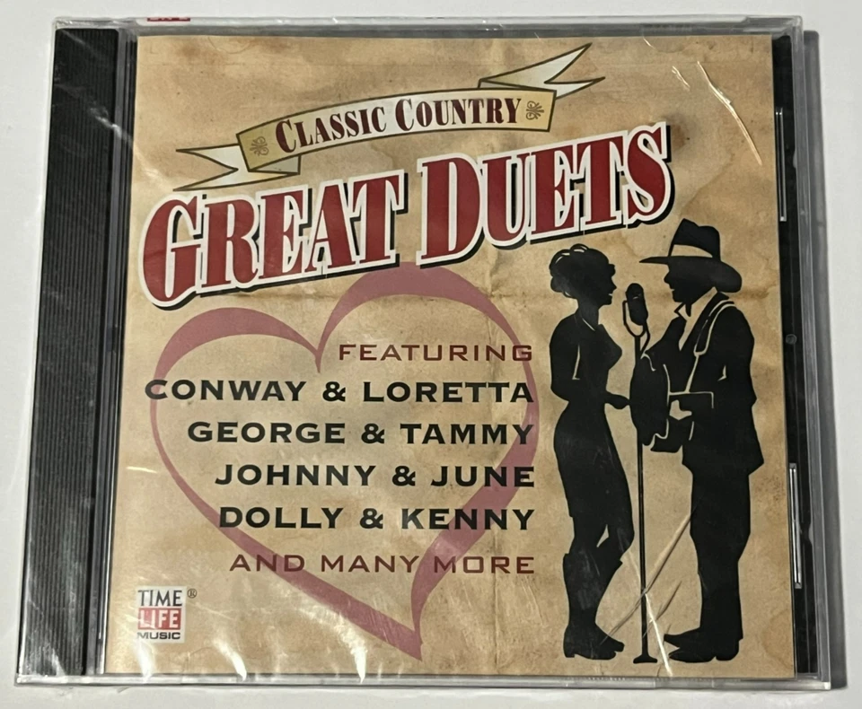 Time Life Classic Country Great Duets 2 CD Set 30 Songs Sony 2004