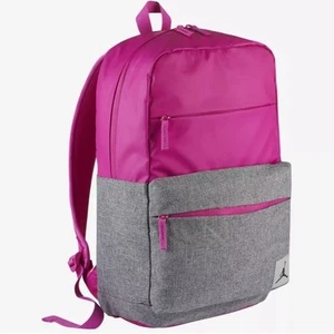 NIKE AIR JORDAN PIVOT SCHOOL BACKPACK. PINK/GREY - Picture 1 of 3