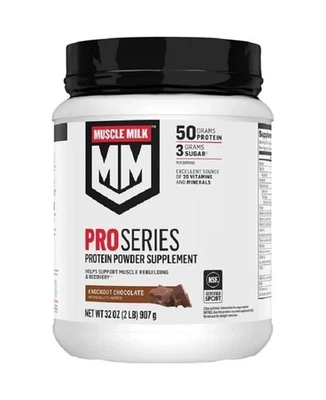 Proteína em pó Muscle Milk Knockout chocolate 38,4 onças 50g proteína magra - Imagem 1 de 4