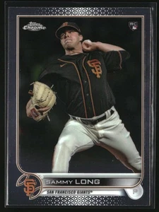 2022 Topps Chrome Sammy Long Rookie #59 RC San Francisco Giants - Picture 1 of 2