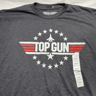 Vintage Style TOP GUN Movie T-Shirt Paramount MENS LARGE NEW w/ tag - Image 1 of 4