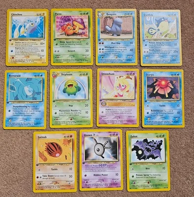 Neo Revelation Common 1st Edition bundle Pokémon Card WOTC 1999 Pokémon - Image 1 of 4