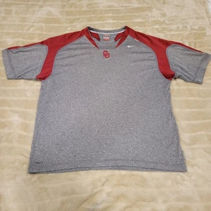 Nike Dri-fit University of Oklahoma Team Workout Tee Shirt - Mens XL/TG New - Picture 1 of 9