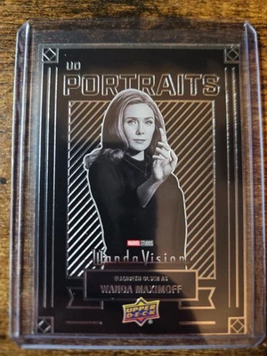2024 Marvel Studios Series 1 Elizabeth Olsen Wanda Maximoff UD Portraits #P28 - Image 1 of 2