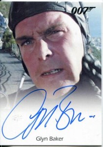 James Bond Archives 2014 Autograph Glyn Baker in The Living Daylights