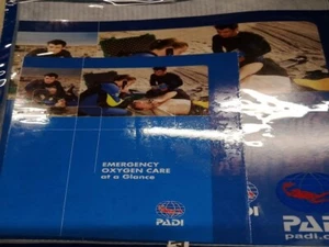 PADI Emergency Oxygen Care at a glance Pack (Brand New) - Picture 1 of 1