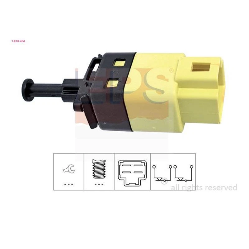EPS 1.810.264 Interruptor De Luz De Freno Para Chevrolet Aveo/Kalos Daewoo Kalos - Imagen 1 de 1
