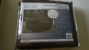 GESTEPPTER MIKROFASER HAUSTIER HUND STUHL MÖBEL SCHUTZ ABDECKUNG, KASHI, BRAUN (G) - Bild 1 von 5