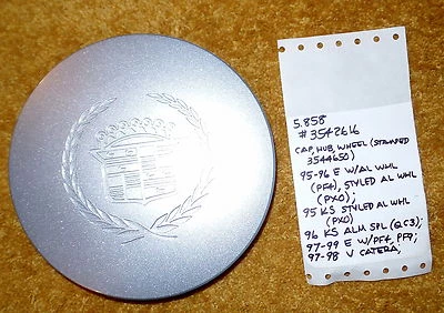 Tapacubos Cadillac Eldorado/Sevilla/Catera 1995-99 NOS 3542616 Foto 1 de 4