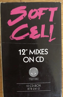 Soft Cell ‎– 12" Mixes On CD 10 CD BOX SET ORIGINAL MIXES VERTIGO GERMAN 1990 !! - image 1 of 3
