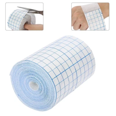 BRRNOO 10Cm*10M Medizinisches Tape, Atmungsaktives Klebeband Fixomull Stretch, Klebeban