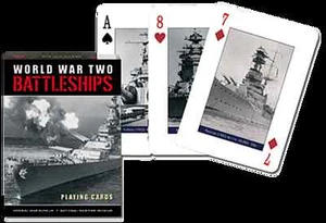 World War 2 Battleships set of 52 playing cards (gib) - Picture 1 of 1