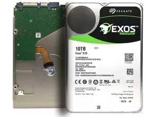 Seagate Exos X10 ST10000NM0016 10TB 7.2K 256MB 3.5" SATA Enterprise Hard Drive