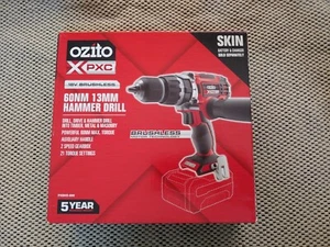 Ozito PXEBHS-600 18v Cordless 60Nm 13mm Brushless Hammer Drill Skin Only - Picture 1 of 2