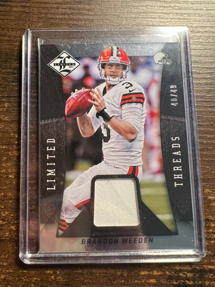 A126,028 - 2013 Limited Threads Prime #9 Brandon Weeden/49 Jersey - Image 1 of 1