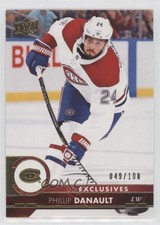 2017-18 Upper Deck Exclusives /100 Phillip Danault #352