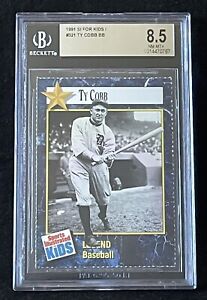 TY COBB RARE Detroit Tigers Legend MLB Sports Illustrated for Kids SI BGS 8.5