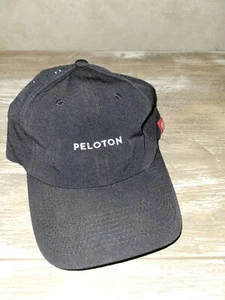 Peleton Black Adjustable Hat Logo Branded Workout Hat - Picture 1 of 4