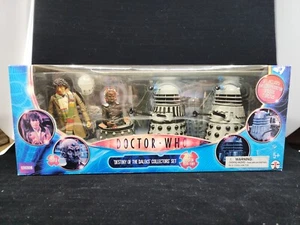 Doctor Who "DESTINY OF THE DALEKS" ACTION FIGURE SET (2004) - Picture 1 of 5